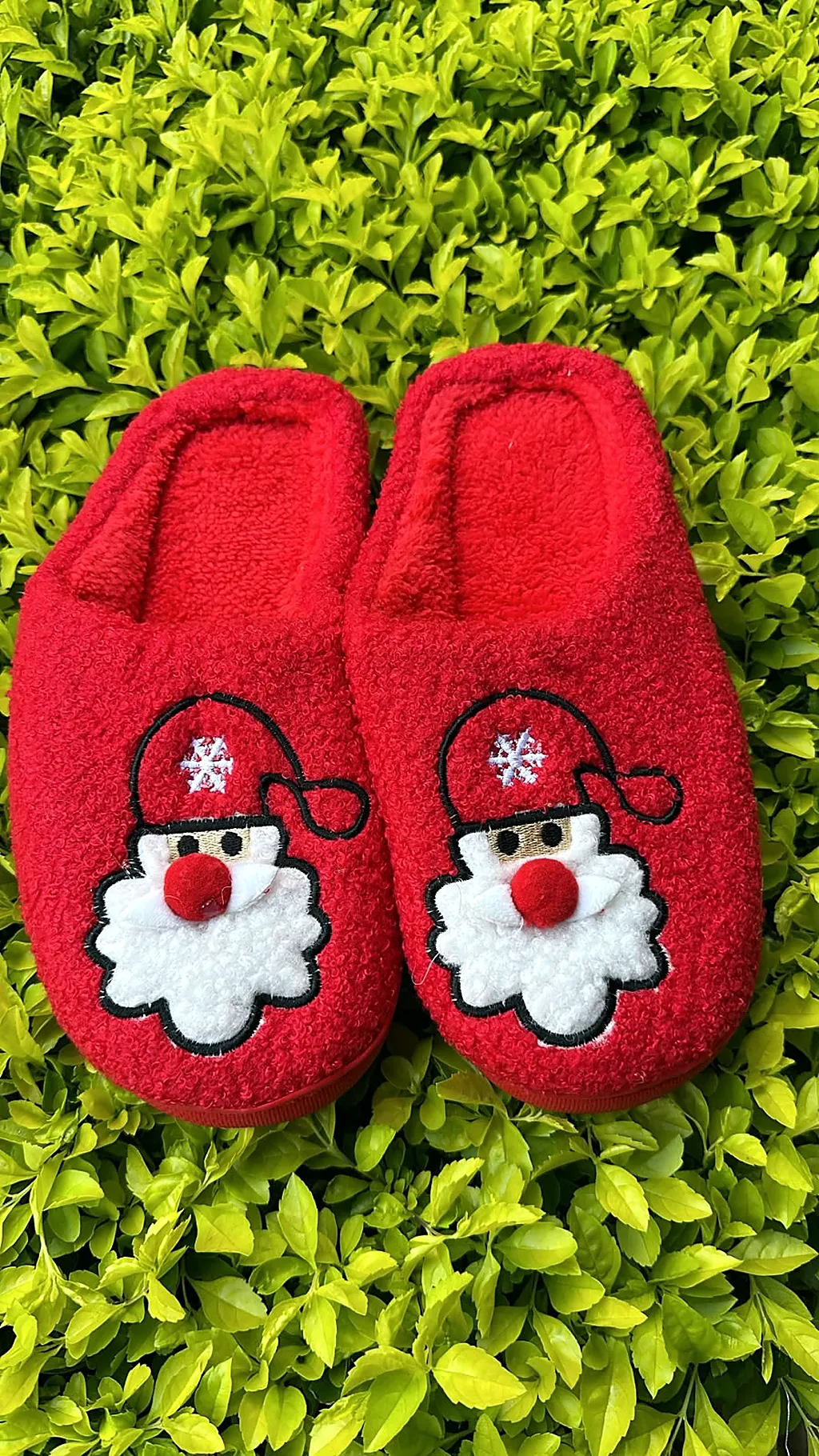 Pantuflas premium Santa Claus rojo — imagen 1