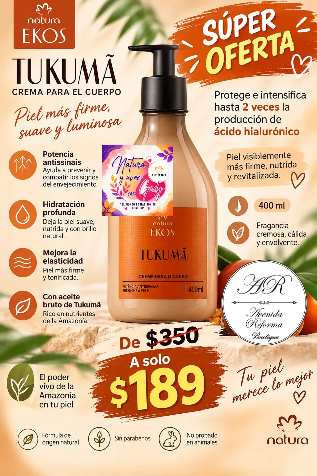 Crema para el cuerpo Takumã — imagen 1