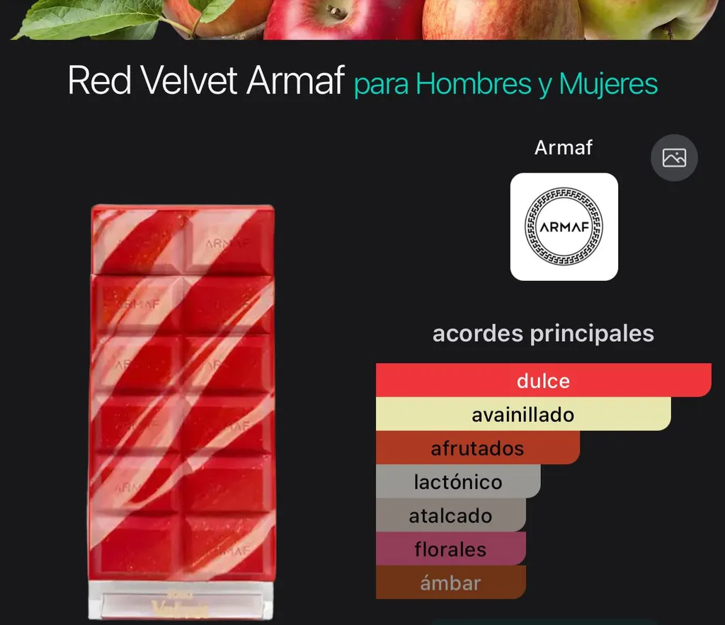 Red Velvet Armaf Original 100 ml — imagen 1