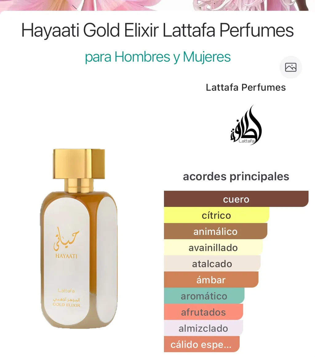 Hayaati Gold Elixir Lattafa — imagen 1