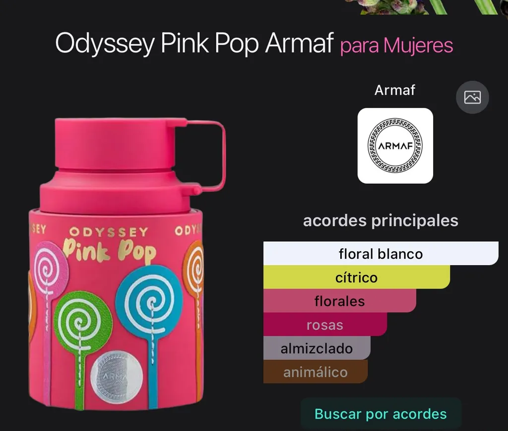 Odyssey Pink Pop Armaf Original — imagen 1