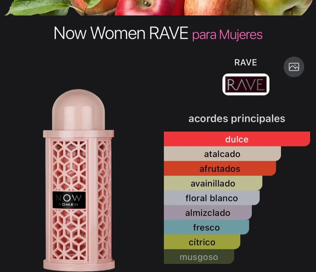 Now Women RAVE Original 100 ml — imagen 1