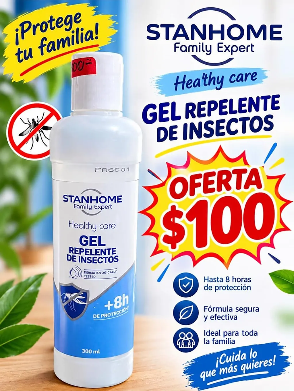 Gel repelente de insectos — imagen 1