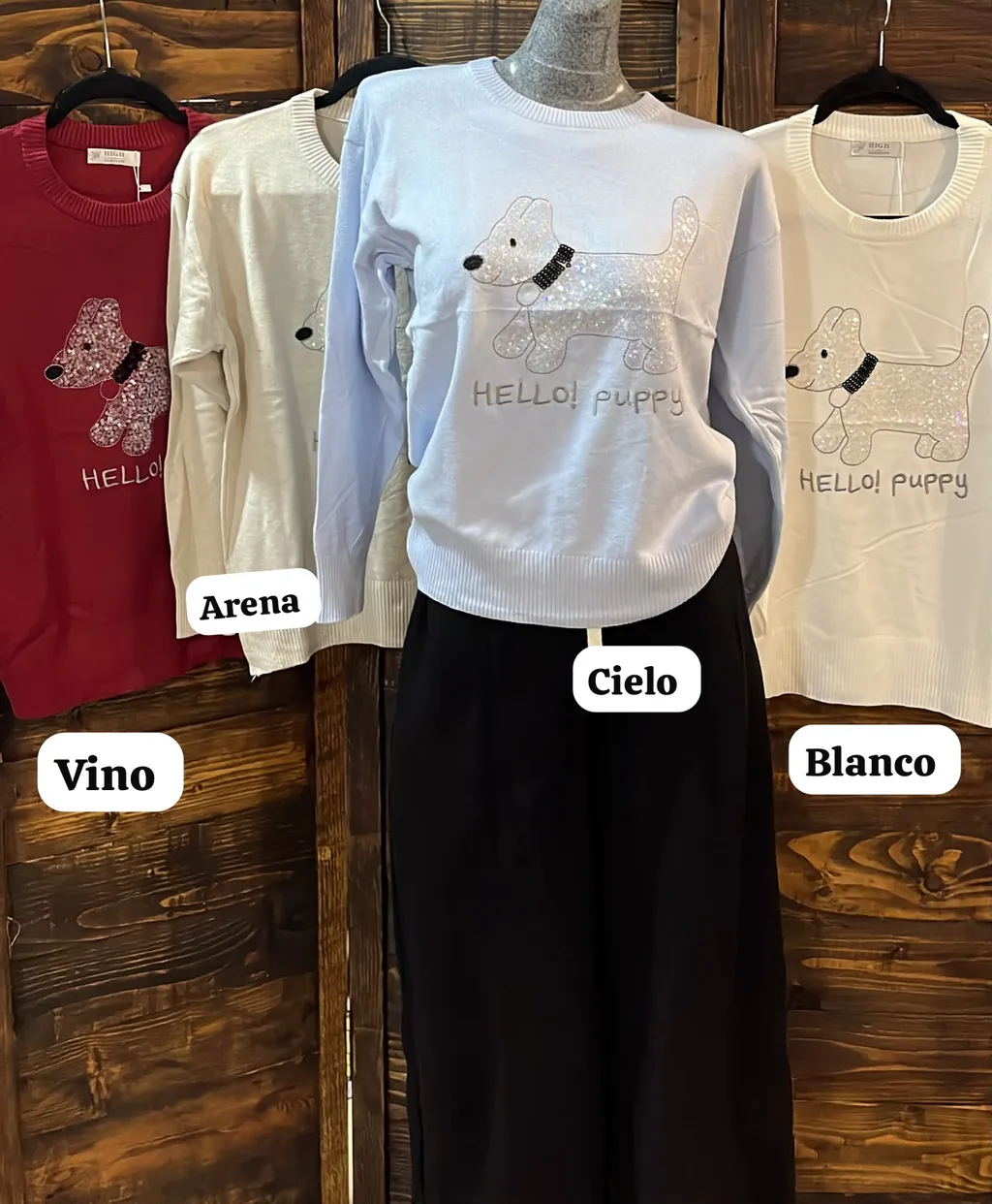 Suéter punto suave con aplicaciones — imagen 2