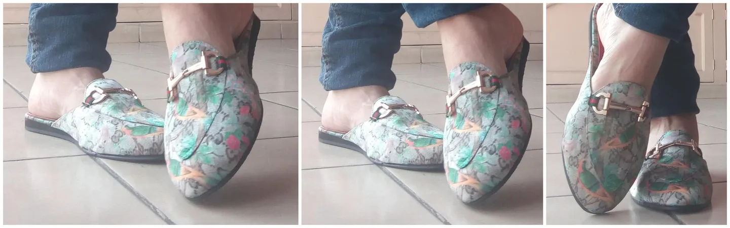 Mocasín Floral con Herraje — imagen 1