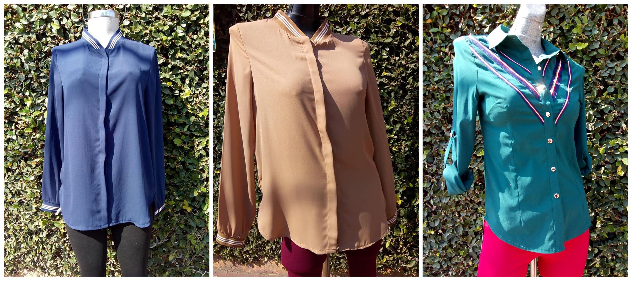 Blusa Clásica de Botones