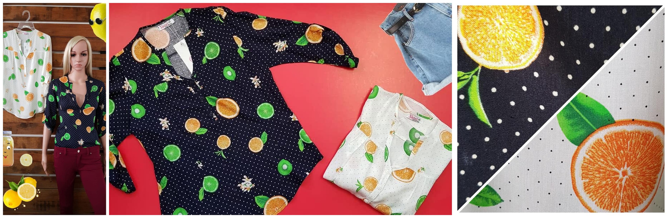 Blusa Estampado Frutas