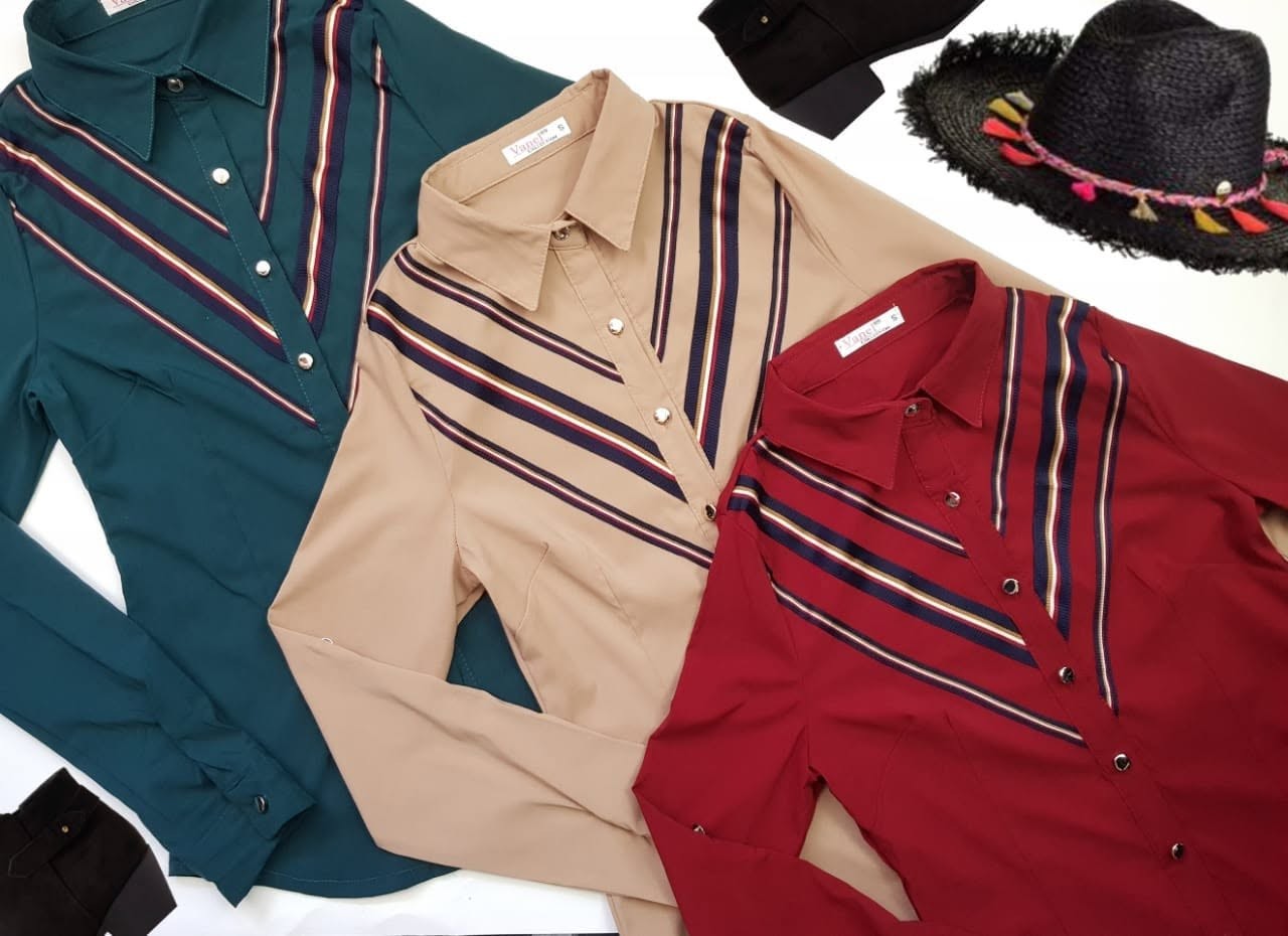 Blusa Polo a Rayas