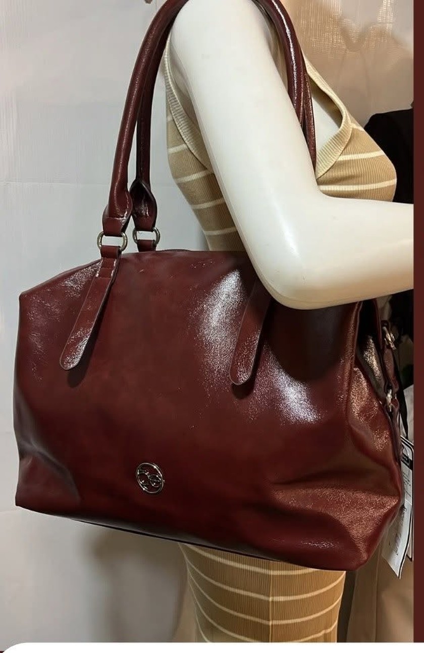 Bolsa Tipo Piel con Strap Crossbody