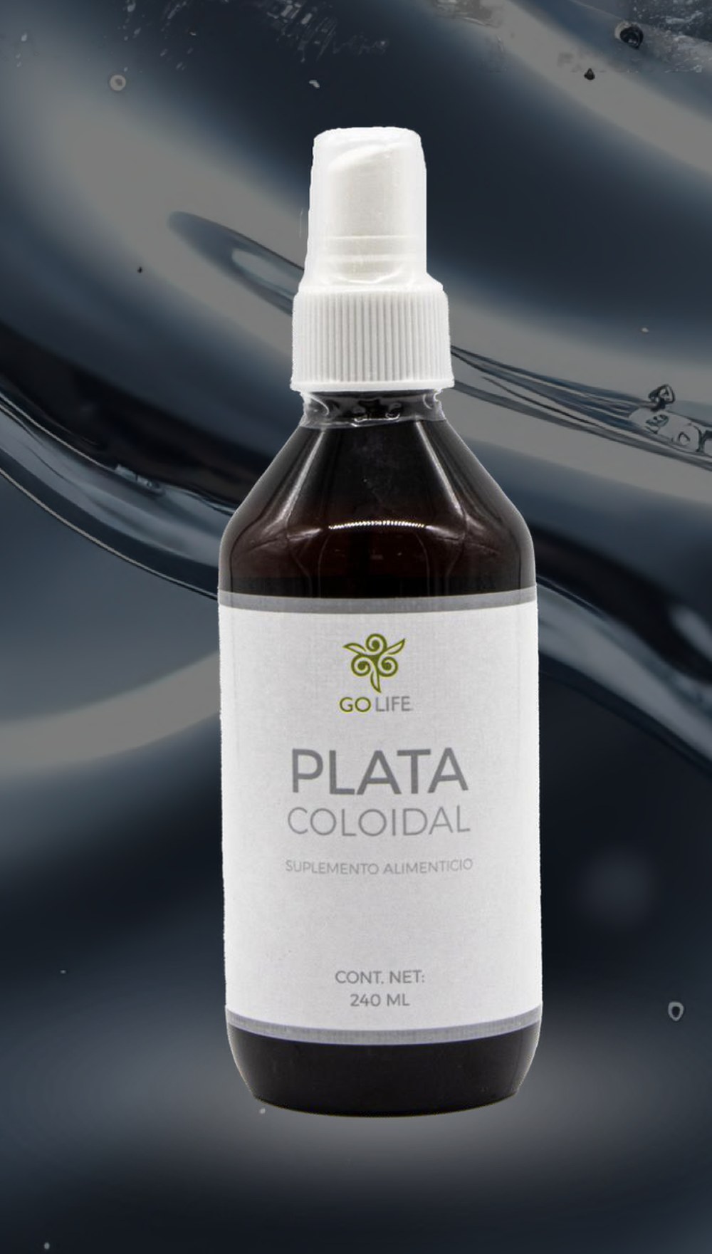 Plata Coloidal — render
