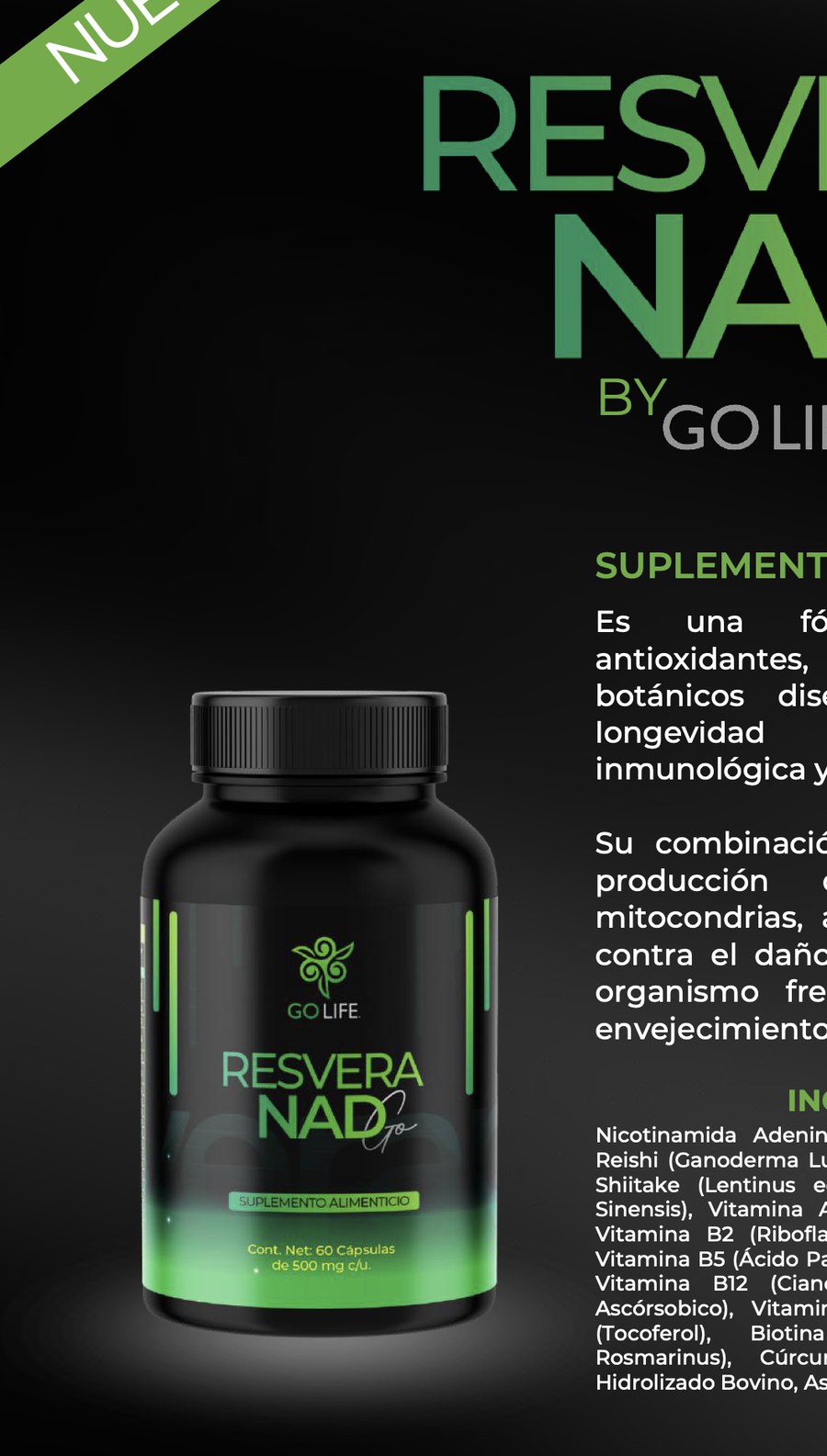 Resvera Nad Go
