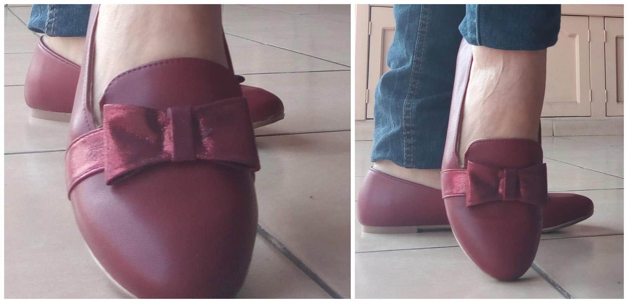Flats con Moño de Terciopelo
